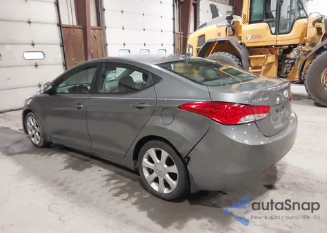 2013 Hyundai Elantra Limited from USA, damaged, VIN 5NPDH4AE1DH199645